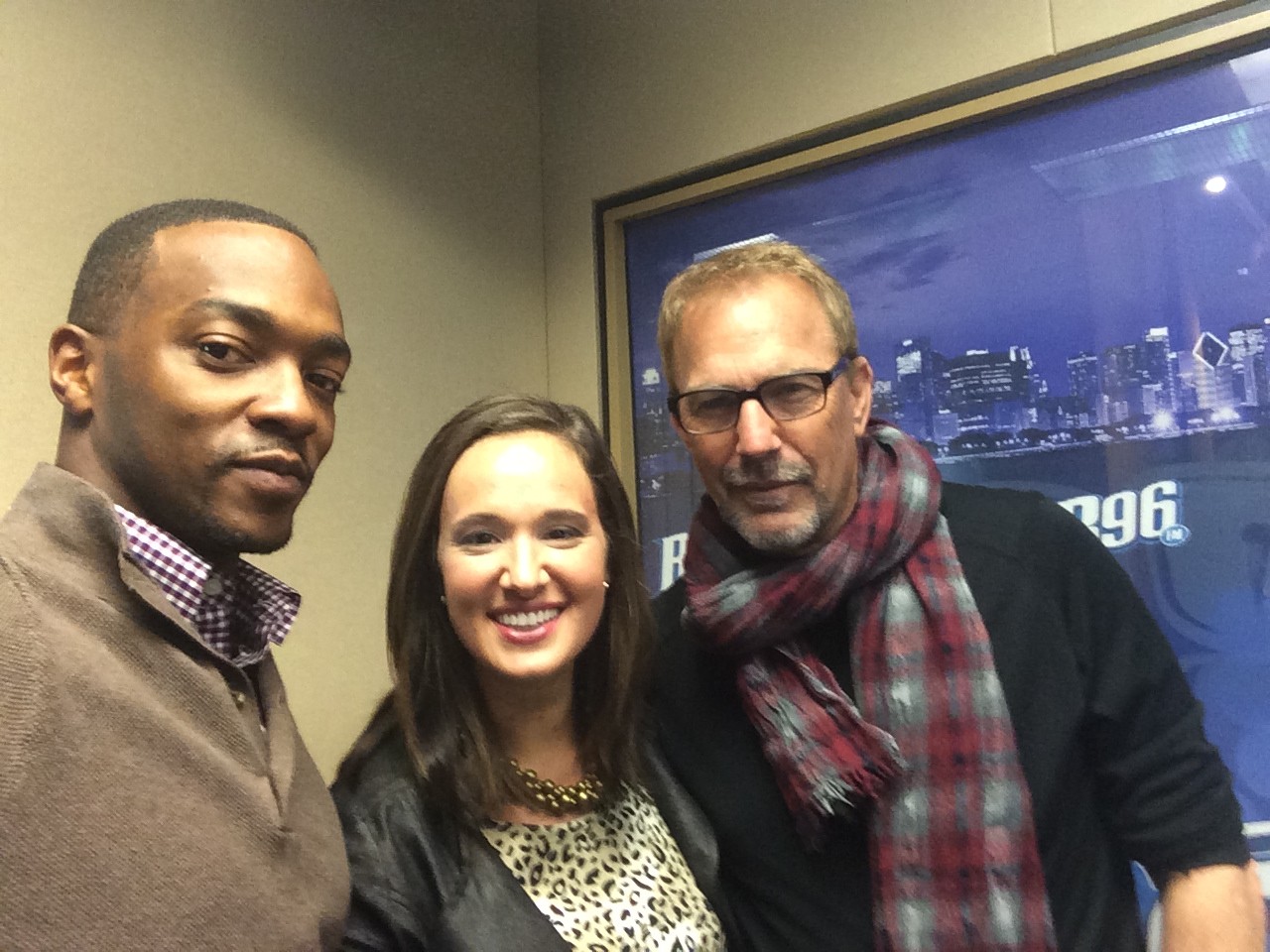 Kevin Costner and Anthony Mackie