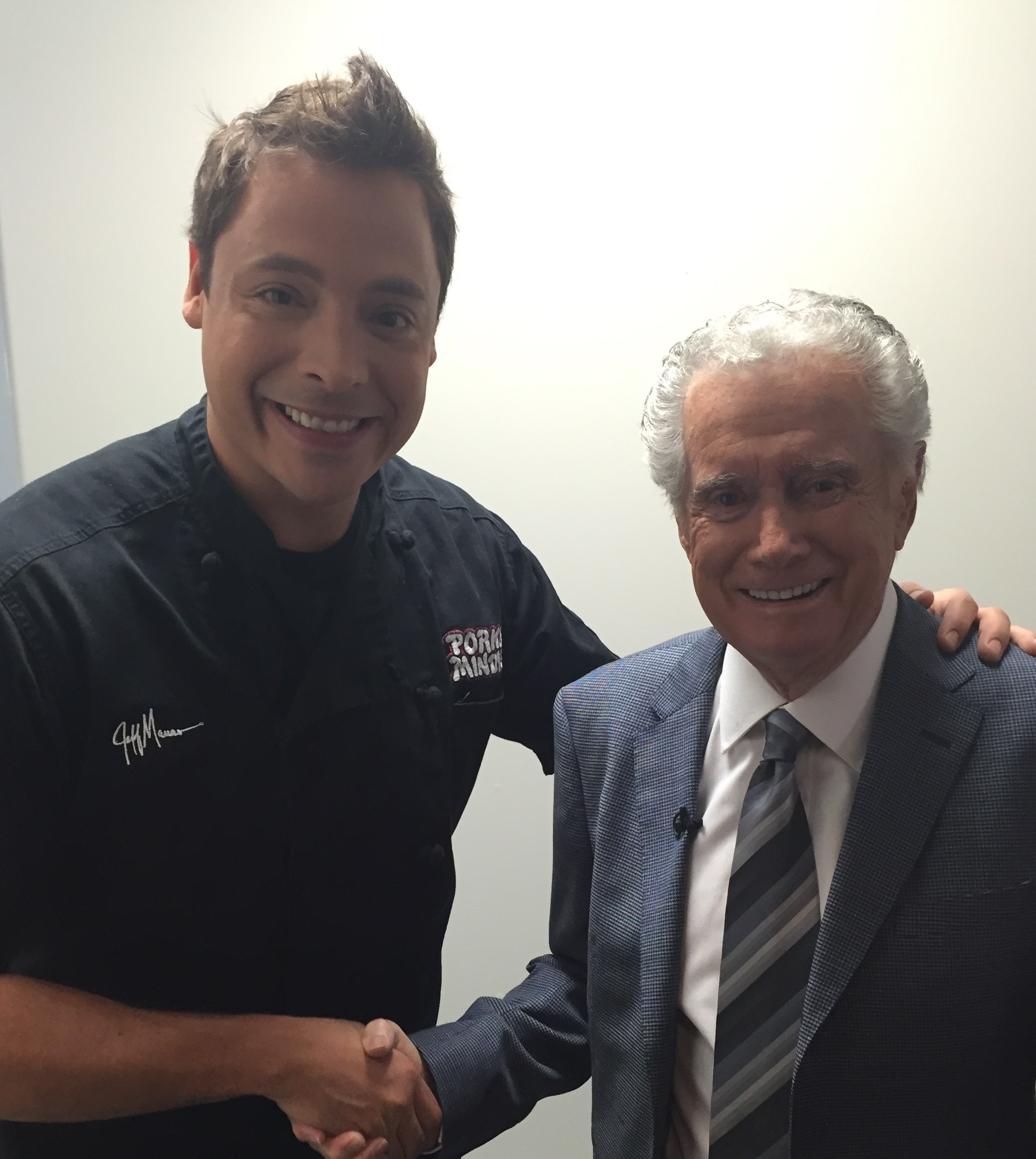 Regis Philbin and Chef Jeff Mauro Spotted in Chicago