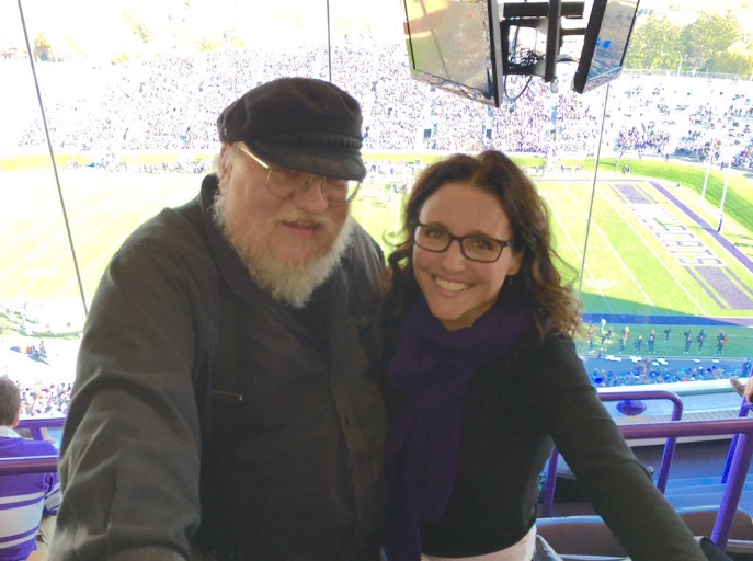 Celebrity Sightings: Julia Louis Dreyfus at the Northwestern Football Game and more!