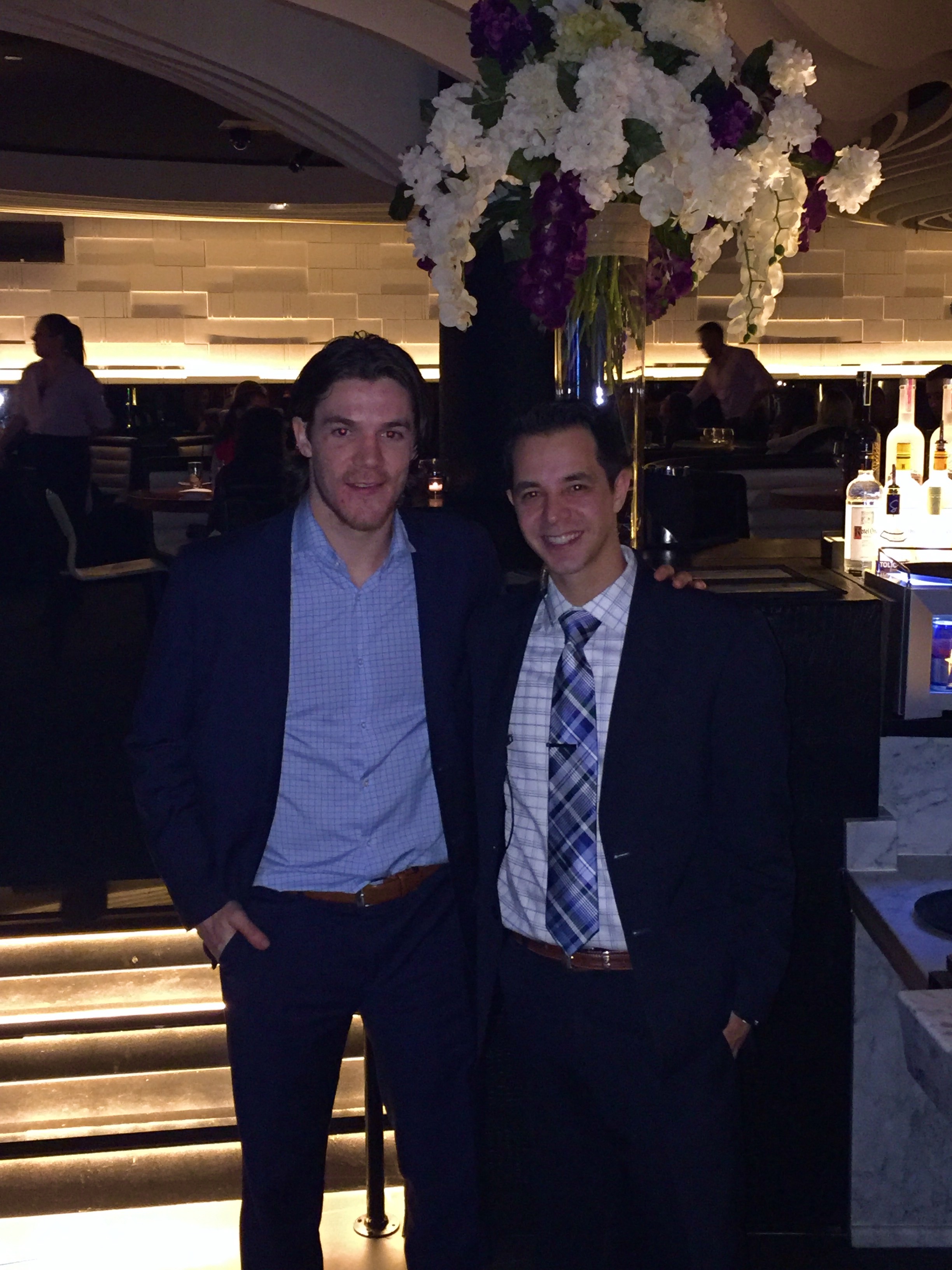 Celebrity Sightings: Ty Pennington and Blackhawks at STK