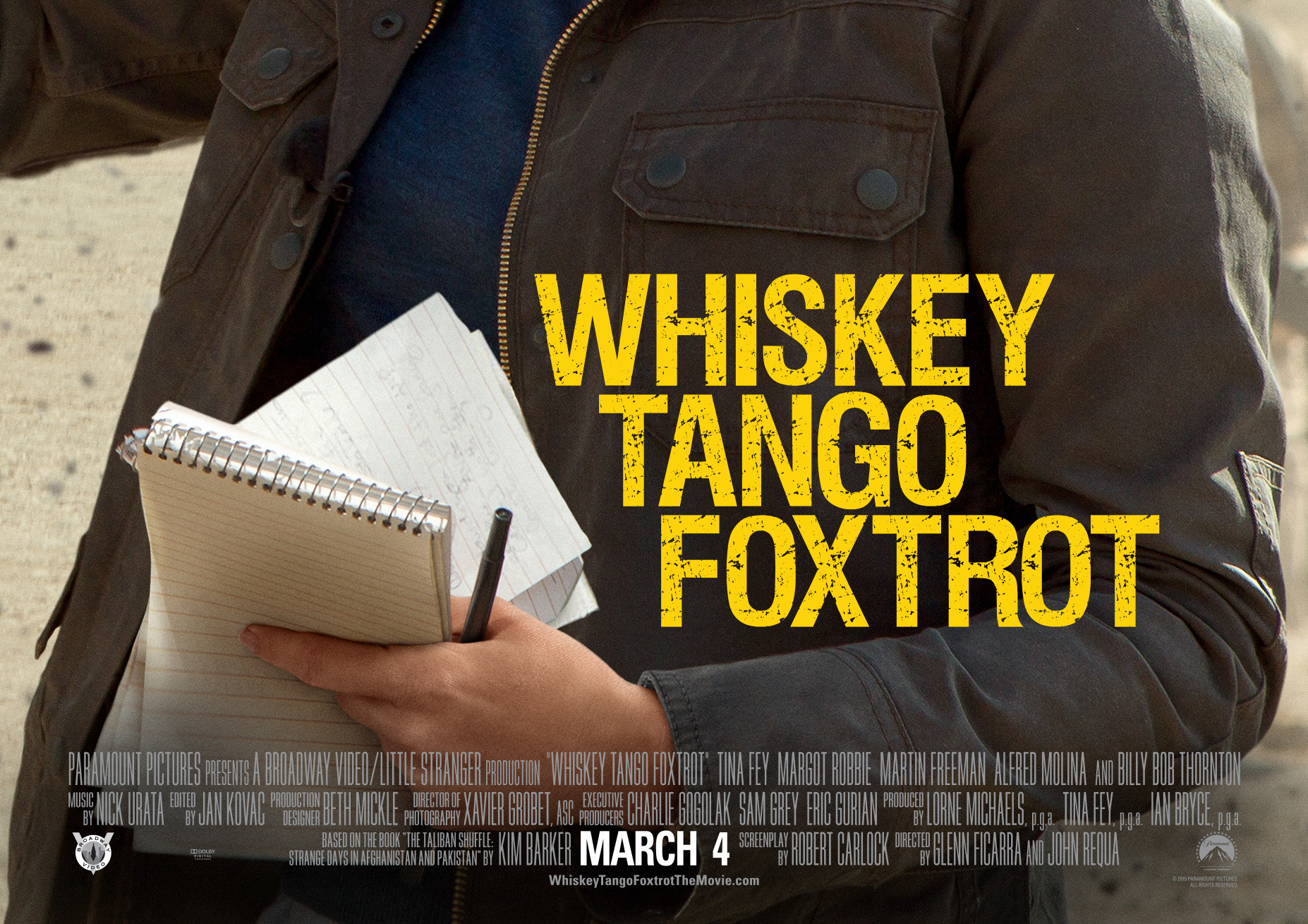 A Showbiz Shelly Giveaway – “WHISKEY TANGO FOXTROT” Advanced Screening