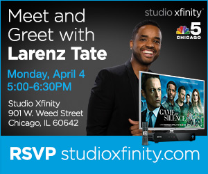 MEET & GREET with Larenz Tate  on Monday[4-4] at STUDIO XFINITY