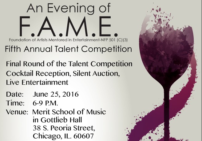 F.A.M.E, LOCAL NON-FOR-PROFIT, HOST FIFTH ANNUAL TALENT COMPETITION TO BENEFIT UNDER-RESOURCED ASPIRING ARTISTS