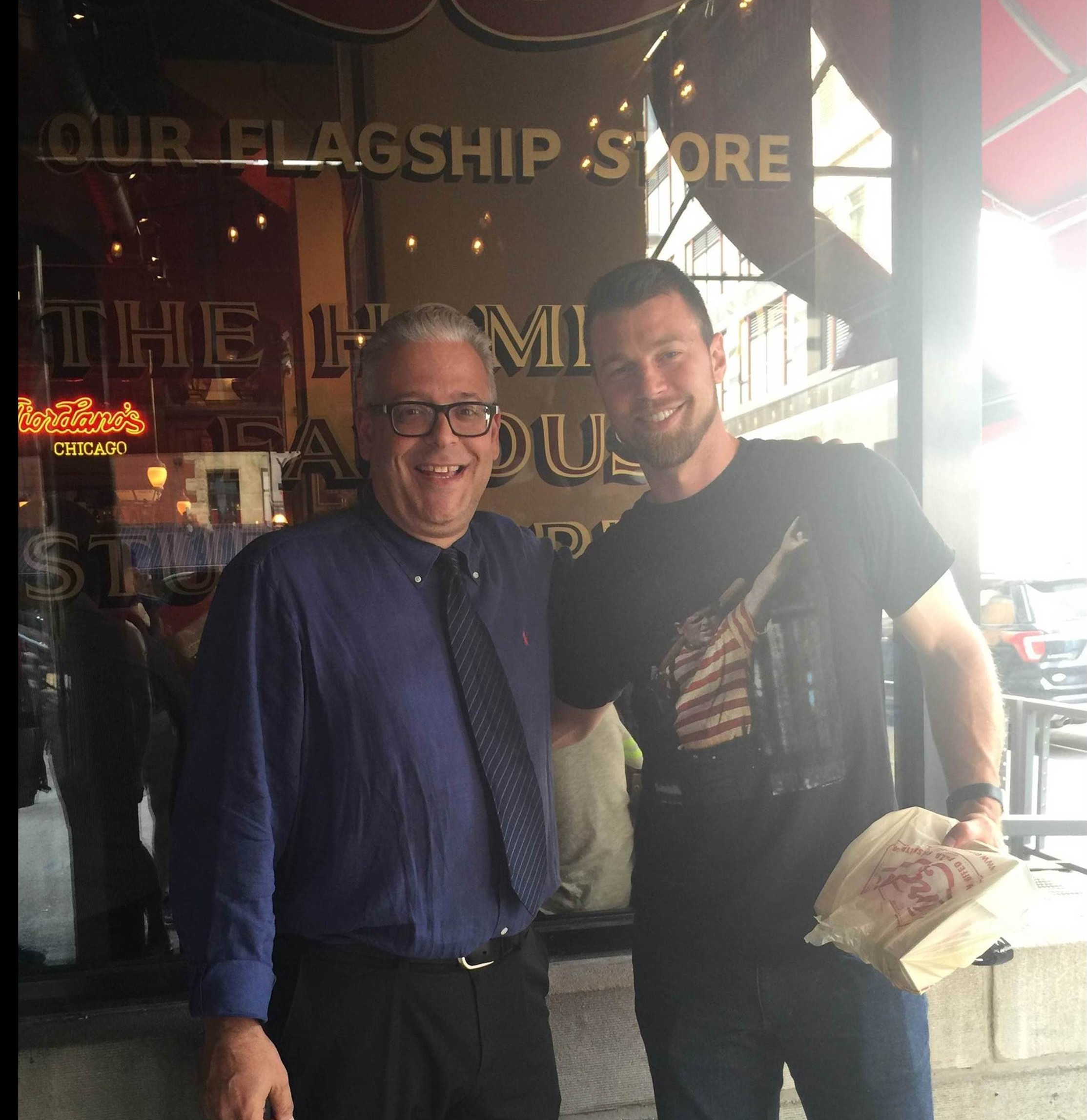 Celebrity Sighting: Ben Zobrist at Giordano’s Famous Stuffed Deep Dish Pizza