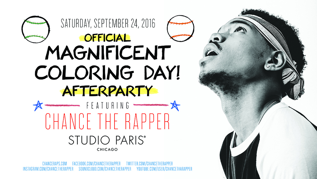 Chance The Rapper hosting official MCD afterparty at Studio Paris