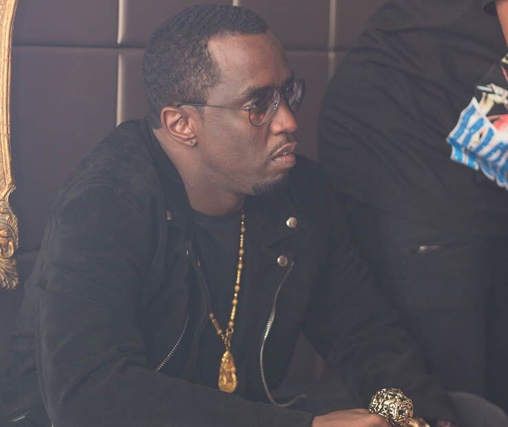 Celebrity Sightings: P Diddy / Chance The Rapper / French Montana at Room 7