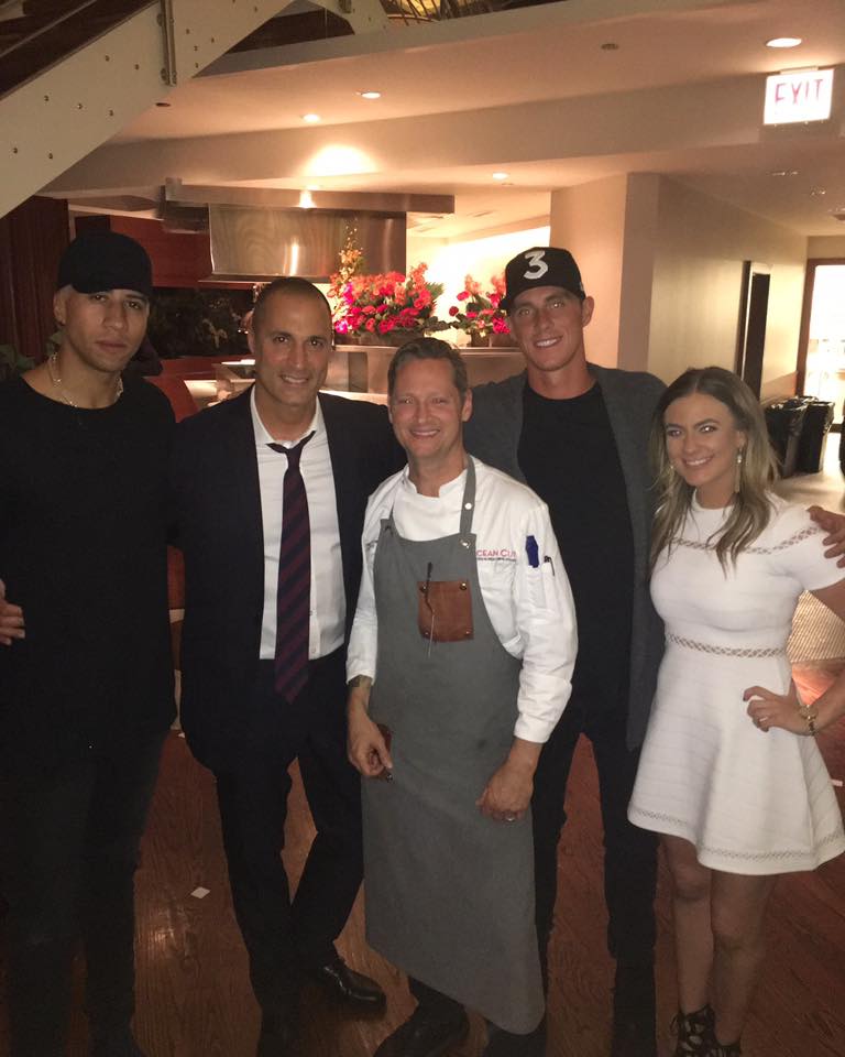 Conor Dwyer, Miles Chamley-Watson and Nigel Barker at Ocean Cut