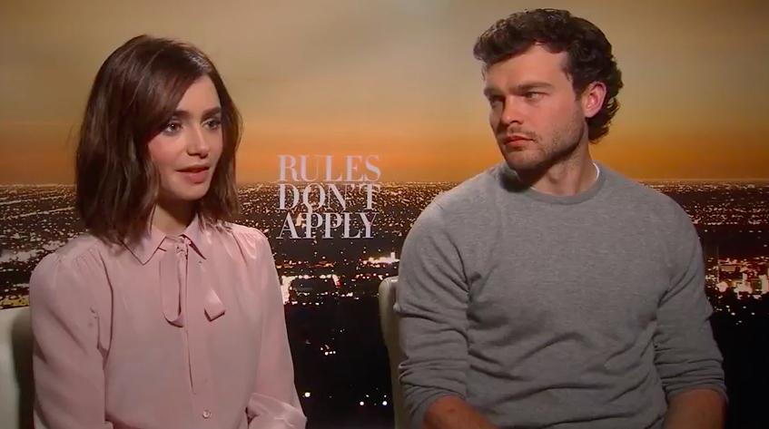 My Interview With Lily Collins and Alden Ehrenreich for ‘Rules Don’t Apply’