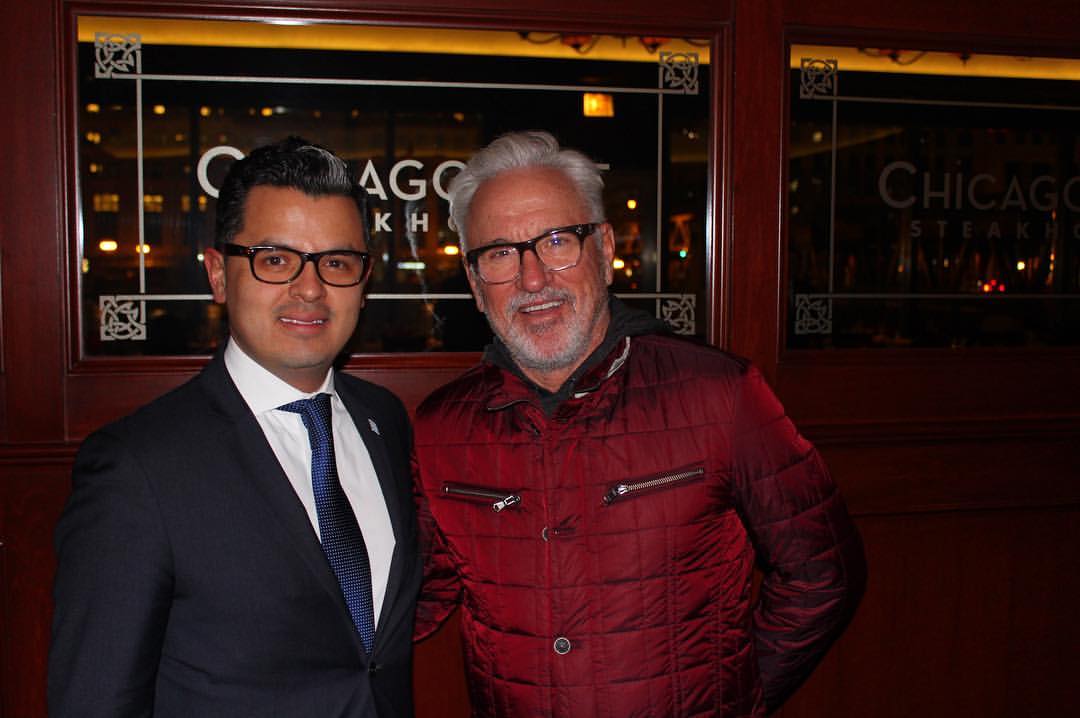 Joe Maddon at Chicago Cut Steakhouse