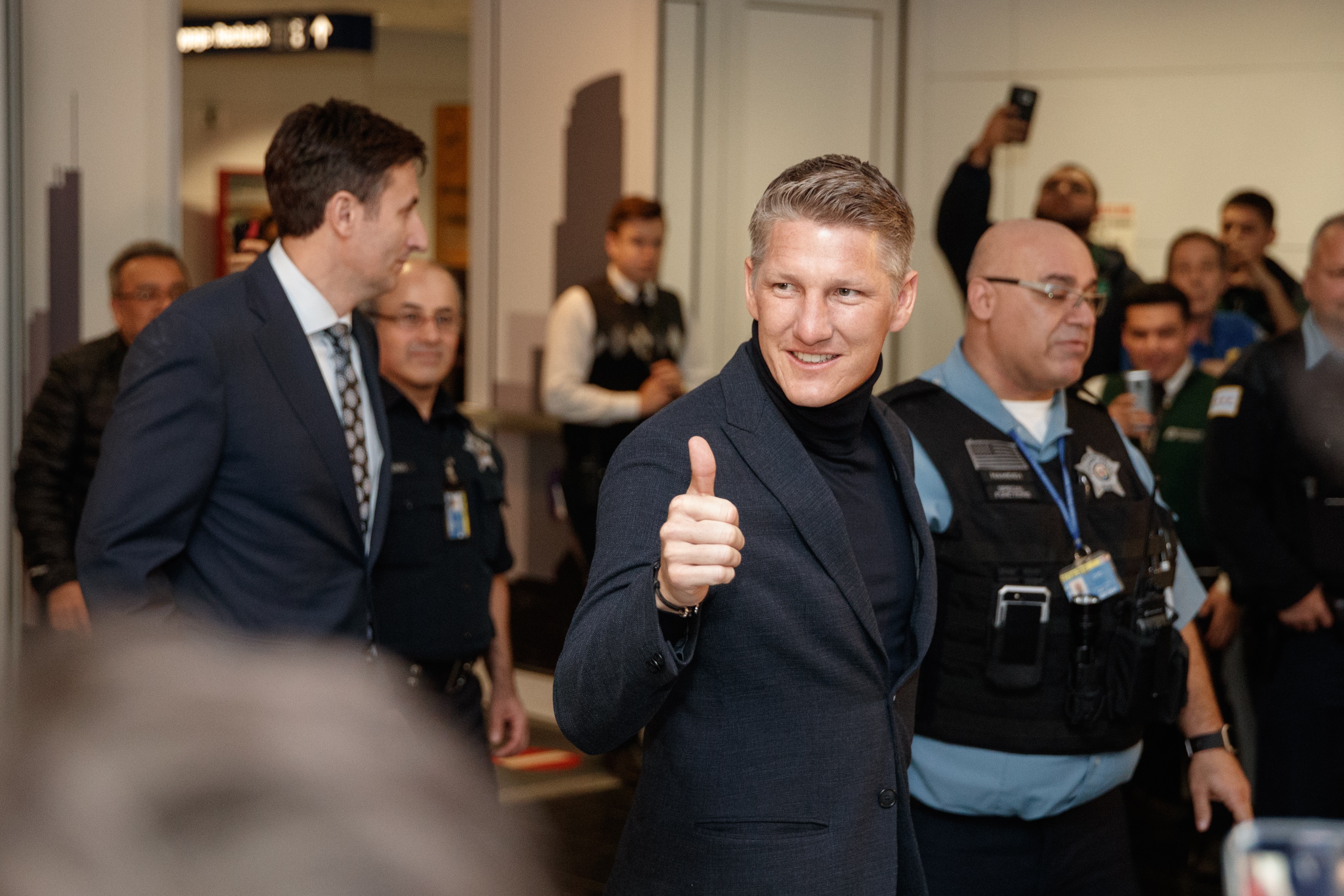 Sighting: International Soccer Star Bastian Schweinsteiger Arrives in Chicago