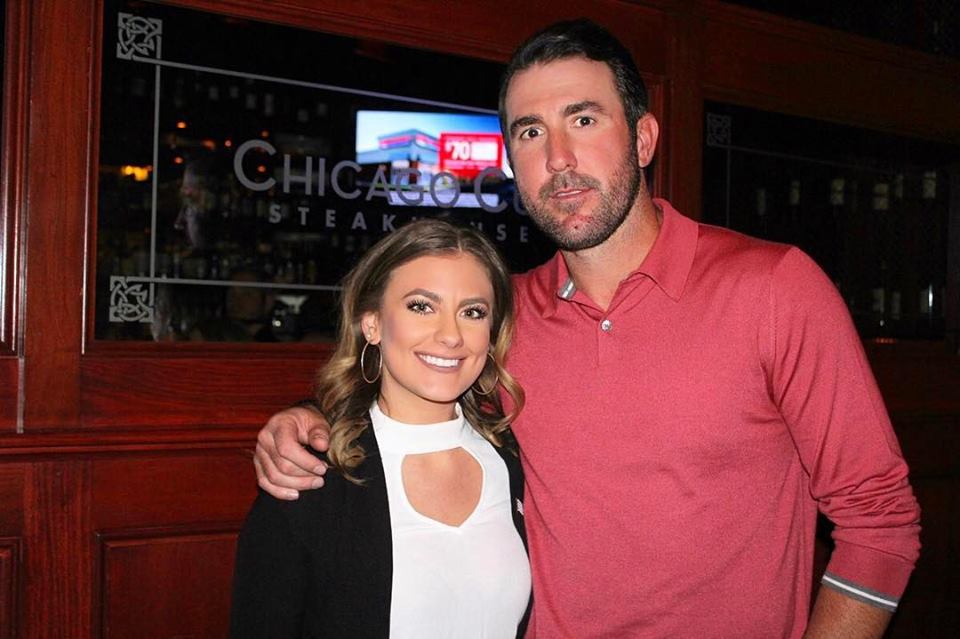 Justin Verlander and Kate Upton at Chicago Cut Steakhouse