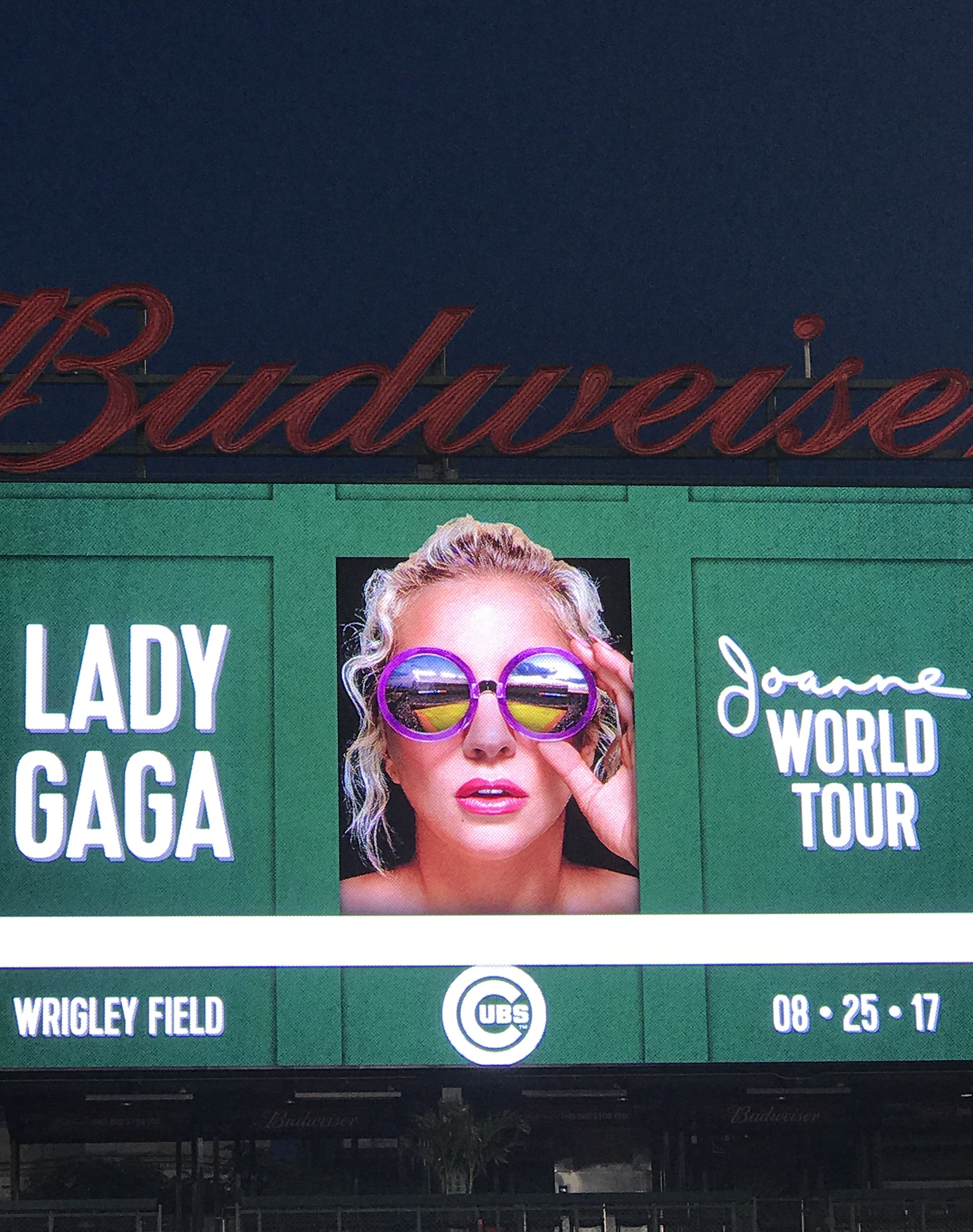 Lady Gaga at Wrigley Field