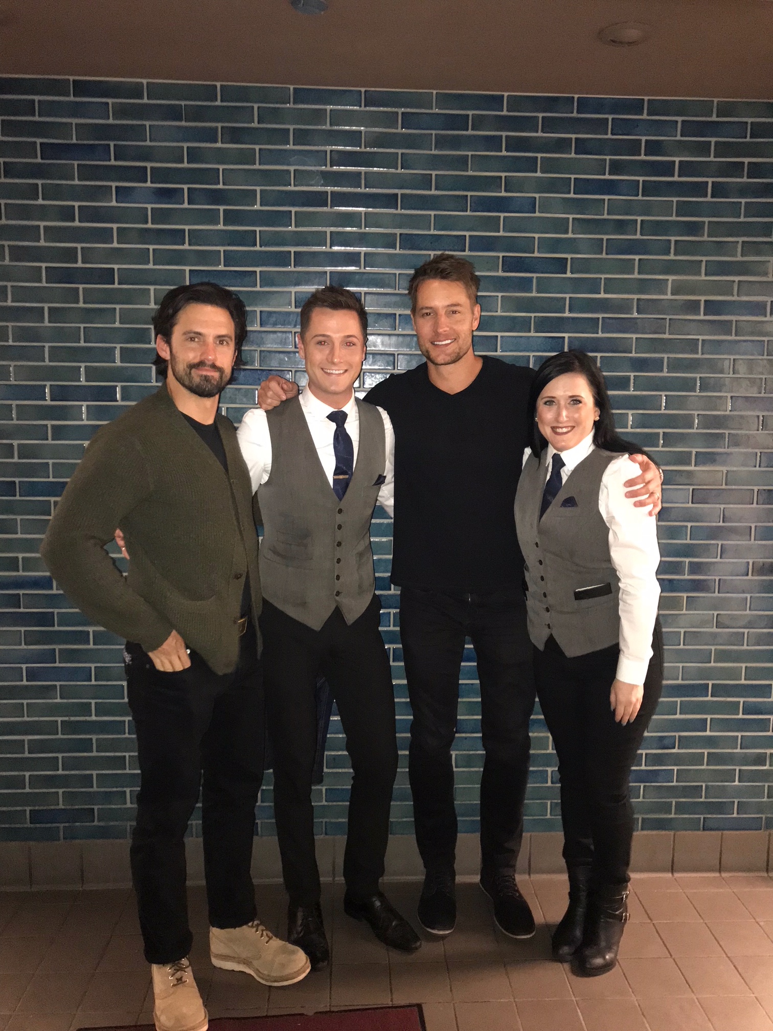 Celebrity Sighting: ‘This Is Us’ stars Justin Hartley and Milo Ventimiglia in Chicago