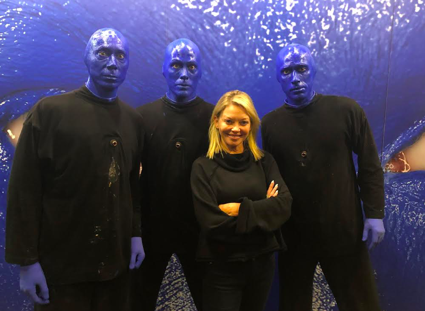 Empire Actress Amanda Detmer spotted at Blue Man Group