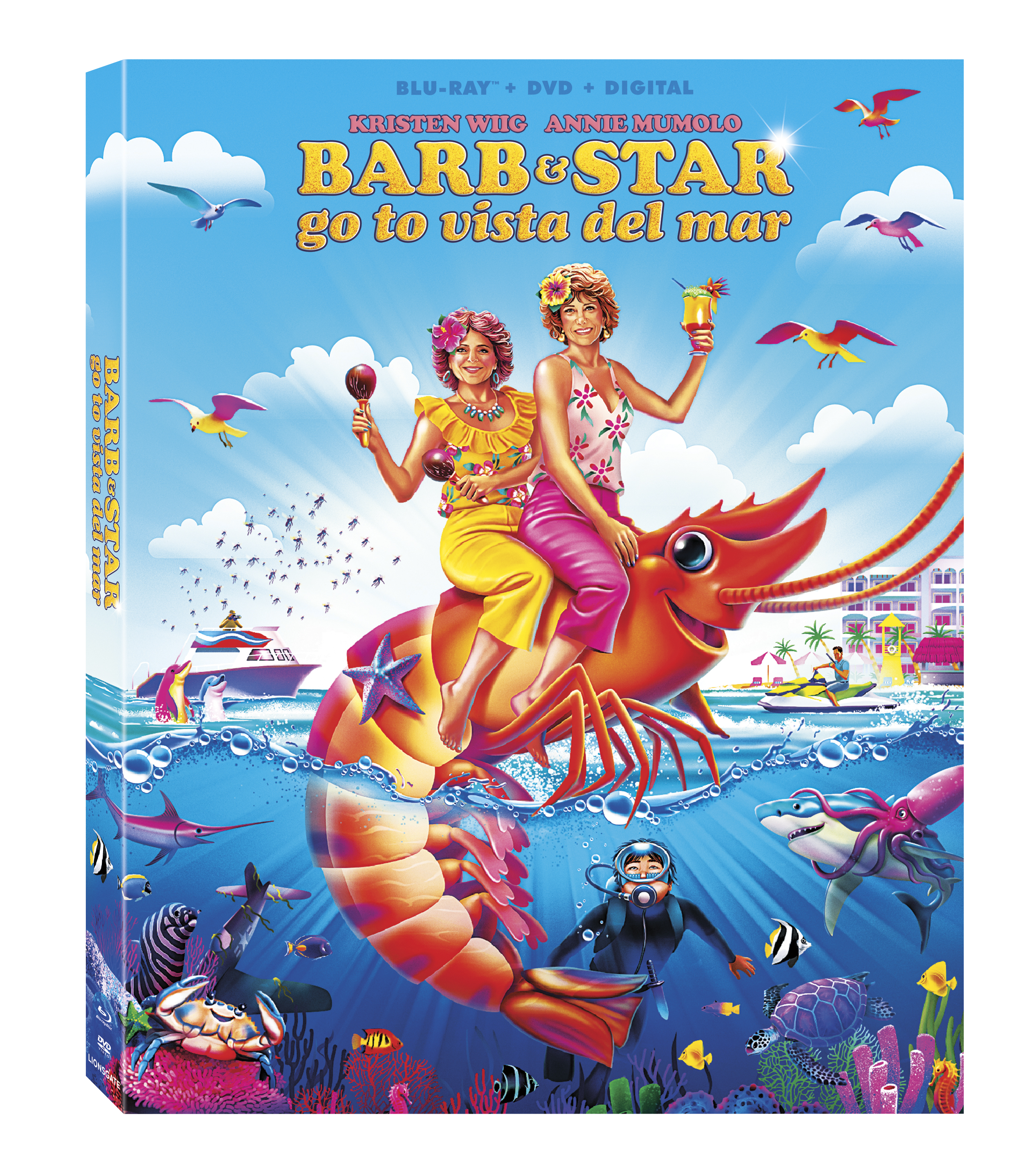 Get the Blu-ray/DVD/Digital Combo Pack of BARB & STAR GO TO VISTA DEL MAR